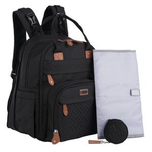 RAYLON Nueva Mochila Pañalera Convertible Multifuncional Impermeable con USB de Gran Capacidad para Mamá - Poliéster para Todas las Estaciones - Product Image 1