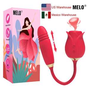 Gratis Drop Shipping Rose Vibrator Thrusting Dildo 'S Voor Vrouwen Sucker Clitoris Stimulator Seksueel Zuigen Seksspeeltjes Voor Volwassenen Winkel - Product Image 1