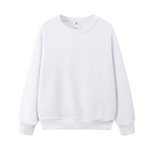 สเวตเชิ้ตผ้าฝ้ายโอเวอร์ไซส์ของผู้ชายเสื้อคอกลมวินเทจพิมพ์โลโก้ได้ตามต้องการ - Product Image 6