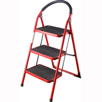 Escaliers d'échelle domestique en acier 2-6 marches