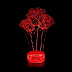 Lampada da Tavolo LED 3D Moderna a Forma di <span class=keywords><strong>Luna</strong></span>, Luce Notturna Acrilica Calda con Effetto Illusione Ottica, Controllo Touch, Design Personalizzabile - Product Image 4