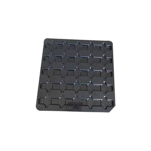 Custom Recyclable Black PCB Electronics ESD Plastic Blister Tray