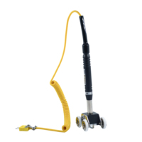 Portable Handheld Thermocouple with Wheel High Accuracy Fast Response Thermocouple for Moving Surface Various Specifications