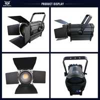 Projecteur LED COB DMX512 à lentille Fresnel 400W avec zoom électrique manuel automatique pour scène, théâtre, musée