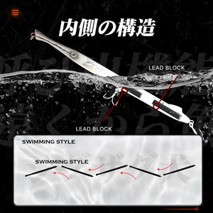 Hunthouse, 225mm, 27G, pez aguja, cebo duro de fundición larga, señuelo Wobbler Popper para Río, lago, corriente, objetivos de pesca, trucha, atún - Product Image 3