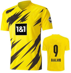 Jersey Sepak Bola Haaland Baru 2020/21 Maillot De Football Maglietta Da Calcio Kaos Sepak Bola - Product Image 1