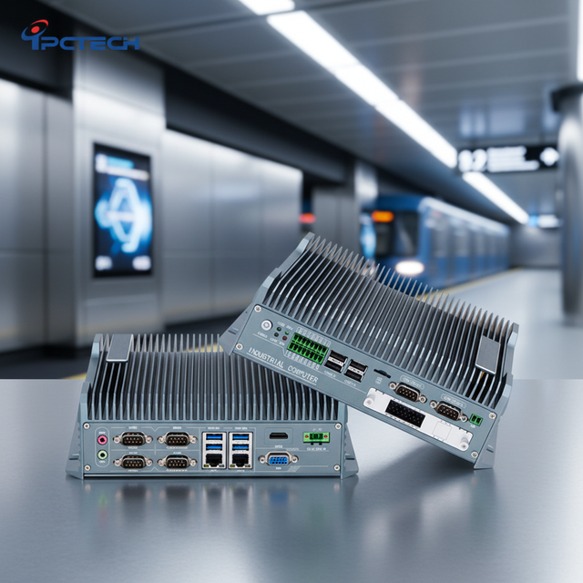 En50155 Win 10 11/Linux Industrial Embedded Fanless Mini Box PC Computer for Traffic Automation