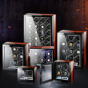 Carica Orologi Automatico in Legno Laccato Pianoforte con Motore Giapponese per Orologi Meccanici - Product Image 1