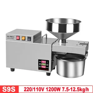 Ajuster la température machine à huile de presse à froid automatique, extraction d'huile de graines de tournesol d'olive, huile de machine à <span class=keywords><strong>coudre</strong></span> - Product Image 2