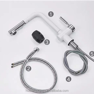Rubinetto Commerciale Estraibile Nero con Doccetta, Miscelatore da Cucina con Spruzzatore - Product Image 6
