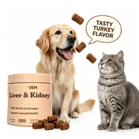 Complément Hépatique à Croquer pour Chiens et Chats – Améliore la Détoxification Hépatique et Favorise la Fonction Rénale – Marque Privée OEM