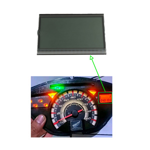 แผงจอ LCD แบบ VA Segment สำหรับโรงงาน OEM, จอแสดงผลแผงหน้าปัดมอเตอร์ไซค์สำหรับ Honda Supra X Wave <span class=keywords><strong>125</strong></span> จอ LCD แสดงความเร็วแบบดิจิตอล - Product Image 2