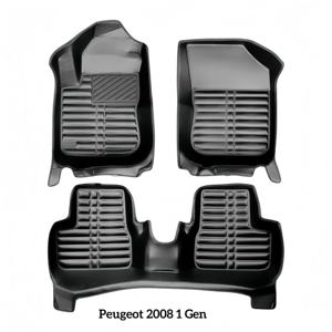 <span class=keywords><strong>Tapis</strong></span> <span class=keywords><strong>de</strong></span> <span class=keywords><strong>voiture</strong></span> en cuir 5D pour <span class=keywords><strong>Peugeot</strong></span> 206 207 <span class=keywords><strong>308</strong></span> 3008 408 4008 508 5008, écologiques, antidérapants, luxe, ensemble complet - Product Image 2