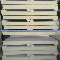 Panneaux de toiture imperméables de 100mm panneaux sandwich en pu panneaux isolants de toiture en mousse de polyuréthane pir