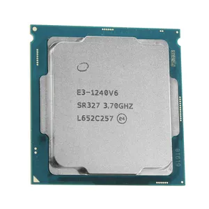 Tepsi CPU sunucu işlemcisi bölüm LGA 2011 E5 Xeon E3-1220V6 1225V6 1230V6 1275V6 1240V6 1285V6 iş istasyonu CPU