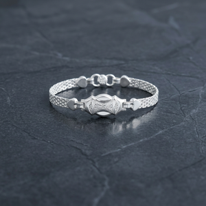 Bracelet fin et mignon en argent sterling pour bébé - Product Image 3