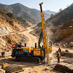 Plataforma de Perforación de Roca Totalmente Hidráulica, Equipo de Perforación de Roca Dura para Exploración Geológica - Product Image 1