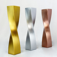 Trophées et médailles en métal vierge (or, argent, cuivre) écologiques, imprimés UV, en forme de colonne, vente en gros usine