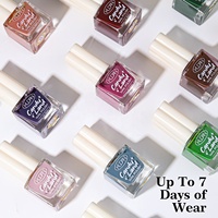 Vernis à ongles KUDAN longue tenue 7 jours à base d'eau 10ml séchage rapide brillant scintillant manucure CPNP HALAL ISO22716 OEM ODM