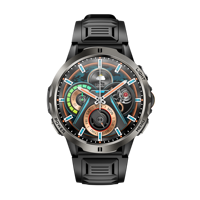 Reloj Inteligente Deportivo de 1.7 Pulgadas, Resistente al Agua IPX8 3ATM, con Linterna, Monitor de Ritmo Cardíaco, Oxígeno en Sangre, GPS y Brújula