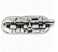 Loquet à barillet en acier inoxydable AISI 316 pour porte de bateau, loquet coulissant pour trappe de yacht, loquet de sécurité pour armoire