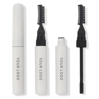 Faible MOQ, Personnalisez votre logo, Nouveau gel cire pour sourcils gris en tube, longue tenue, séchage rapide, imperméable, gel liquide transparent pour sourcils