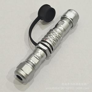 Conector de Aviación M10 SF10 de 2 y 5 Pines, Enchufe y Tomacorriente con Bloqueo Automático, Aleación de Aluminio con Contactos de Cobre Chapados en Oro - Product Image 1