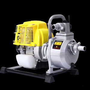 Potente Motor Diésel de 2 Tiempos, Bomba de Agua de Alta Presión de un Solo Cilindro, Salida de 1.0 Pulgadas, Bomba Manual Pequeña para Riego Agrícola - Product Image 1