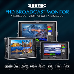 SEETEC ATEM156S-CO จอโค้งขนาด 15.6 นิ้ว ความละเอียด Full HD 1920x1080 รองรับ 3G-SDI สำหรับอินพุตต่างๆ ใช้กับเดสก์ท็อป จอภาพสำหรับผู้กำกับกล้องหลายตัว - Product Image 2