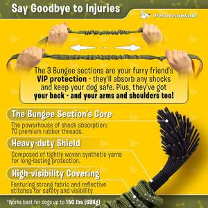 สายรัดเอวสำหรับสุนัขพันธุ์ใหญ่ Pet Dreamland สีกากี-ส้ม ทำจากไนลอน คุณภาพพรีเมียม ให้ความสบายสูงสุด ปลดปล่อยอิสระ ใช้งานได้หลากหลาย - Product Image 4