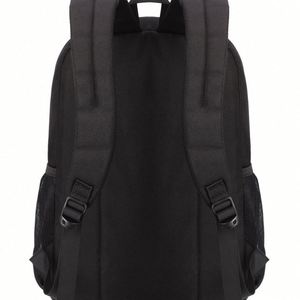 Custom Logo 26L <b>Black</b> <b>School</b> <b>Backpack</b> Waterproof College Travel Business <b>Backpack</b> Bag with Multi Compartments - Product Image 4