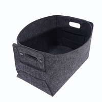 Multifonction Panier De Rangement Pliable Sac De Rangement Panier à Linge en Feutre Organisateur avec poignées