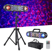 Projecteur LED QSE à tête mobile 7-en-1 pour scène, éclairage de piste de danse, effet RGB, contrôle DMX512, avec support