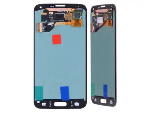 Lcd עצרת מסך מגע לספרת מסך לסמסונג גלקסי S5 i9600 G900 G900F Lcd תצוגה