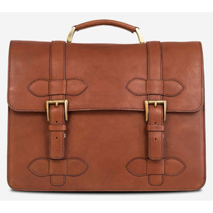 Bolsa para Portátil Plegable de Cuero Genuino de la Mejor Calidad y Gran Capacidad - Product Image 2