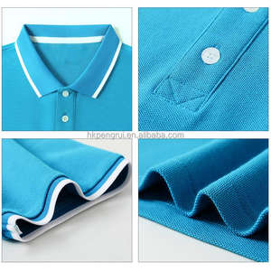 Polos formales de alta calidad para hombre, camisas de manga corta con logotipo bordado personalizado, Polo de Golf de piqué de algodón transpirable para hombre - Product Image 5