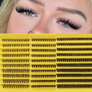 Heean Cao Cấp Lash Cụm Số Lượng Lớn Bán Buôn 10D-100D DIY Hỗn Hợp C-Loại 0.05Mm Mix 10-20Mm Dày Lông Mi Giả Hình Quạt - Product Image 1