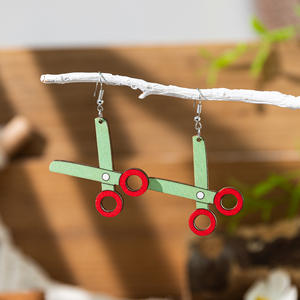 Boucles d'oreilles tissées à la main rétro bohème géométrique frange boucles d'oreilles pour femmes Uionen 1081 - Product Image 3