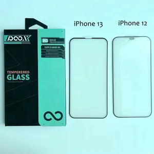 Pelindung Layar Ponsel, Anti Guncangan 9H Penutup Penuh Layar Ponsel Pelindung Kaca Tempered untuk Iphone13 Pro Max Pelindung Layar