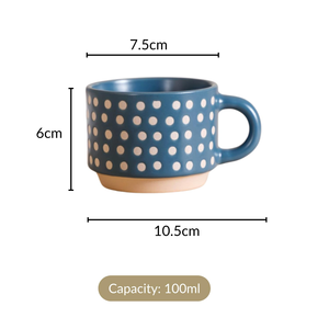 Vente en gros de tasses à thé en céramique personnalisées de haute qualité, empilables, pour usage quotidien, tasses en céramique OEM - Product Image 3