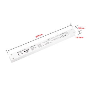 Fuente de Alimentación LED de 36W con Alto Factor de Potencia 0.95, Transformador de CA 100-240V a CC 12V 24V, IP20, CV, PFC, con Carcasa de Plástico, 5 Años de Garantía - Product Image 2