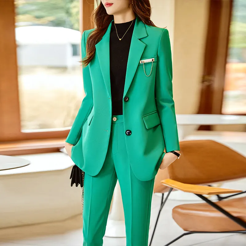 Work pants suit OL two-piece women's business interview suit uniform office women's suit