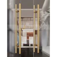 JYF V42 Rampe d'escalier personnalisée en acier inoxydable doré mat, design 3D moderne pour immeuble de bureaux, garantie 5 ans, revêtement de sol
