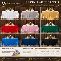 Nappe de table en satin épais de luxe personnalisée pour salon, banquet, conférence, table de desserts, rectangulaire, blanche, élégante