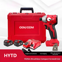 HYTD OEM Tournevis à percussion 4-en-1 de haute qualité HY-QH 18V compact sans balais à batterie lithium pour BLIDR
