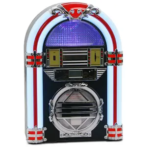 Leetac USB/SD/CD/ /AUX-IN /BT/FM-Radio Bluetooth-Party-Lautsprecher Audiosystem Sound drahtlos mit Lichtern