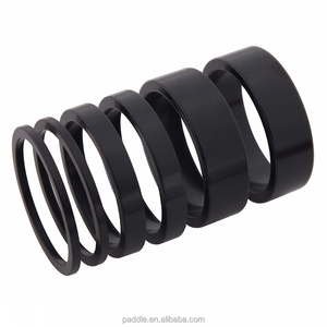Entretoise de fourche de vélo en titane TC4 légère et robuste, rondelle GR5 pour <span class=keywords><strong>casque</strong></span> de vélo, joint d'anneau avant pour VTT - Product Image 5