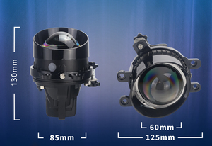 GOODZOOM Faro Fendinebbia Tricolore da 3 Pollici con App Remota per Smartphone, Luce Fendinebbia a 3 Colori, Luci LED per Auto - Product Image 3