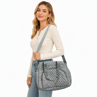 Ensemble sac à dos pour bébé et maman avec porte-sucette en polyester