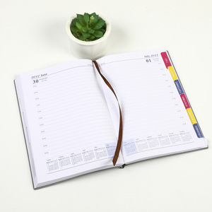 <span class=keywords><strong>Agenda</strong></span> 2027, Planificador A5 de Cuero PU, Cuaderno Diario, Calendario de 365 Días en Inglés y Español, Encuadernado con Hilo, Páginas con Líneas Horizontales - Product Image 5